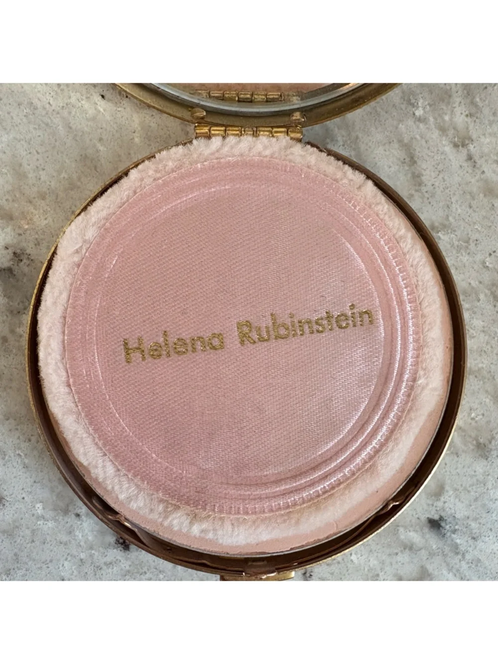 Vintage Helena Rubinstein Pressed Powder Compact- Rose Beige